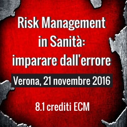 Risk management in sanit&agrave;